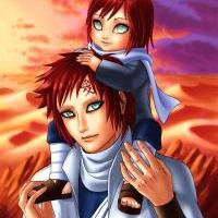 Gaara-sama and his daughter